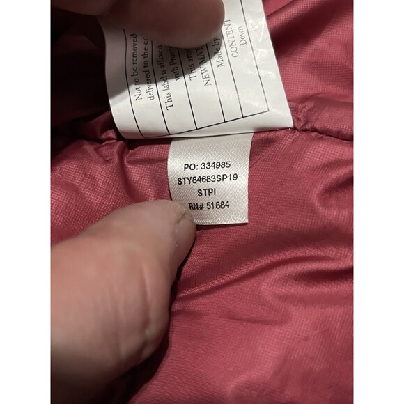 Patagonia Down Puffer Women’s Small Pink Goose Down Full Zip Jacket 84683 - EUC - Picture 7 of 10